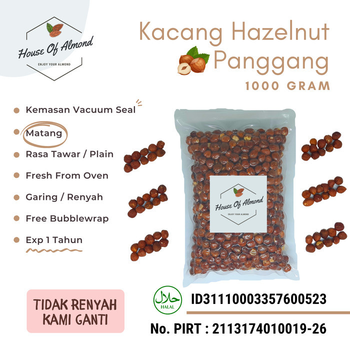 

KACANG HAZELNUT PANGGANG 1KG