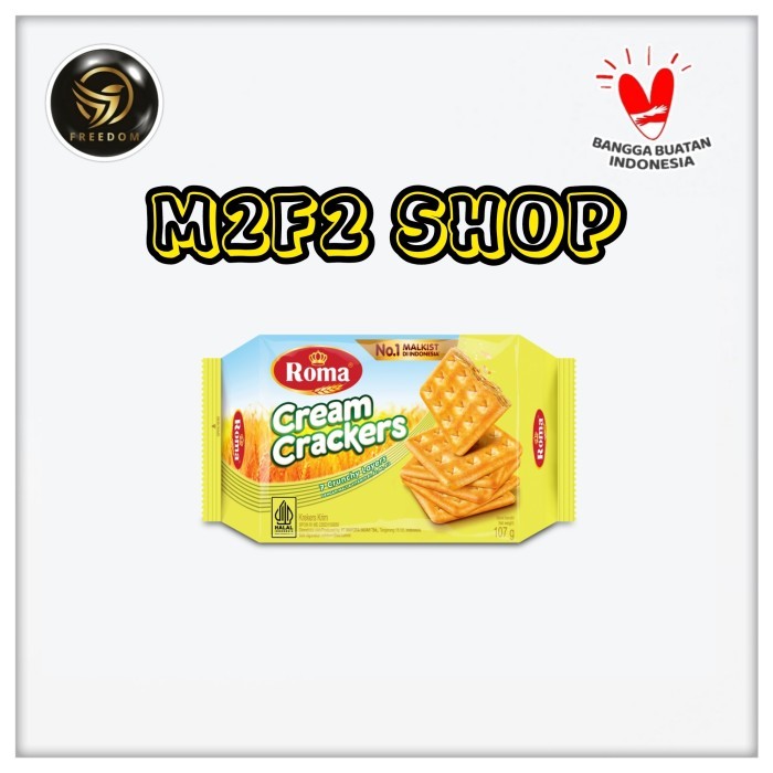 

ROMA BISKUIT KREKES KRIM / CREAM CRACKERS - 135 GR