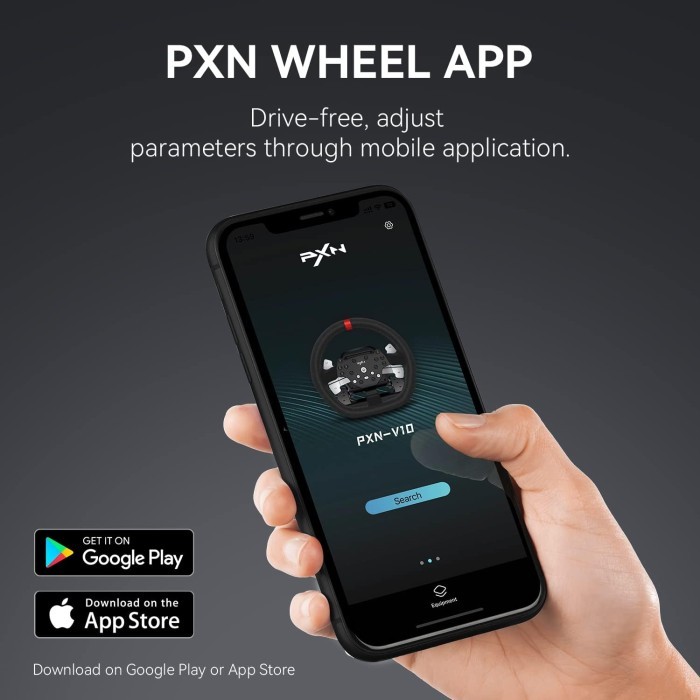 Pxn V10 Feedback Racing Game Steering Wheel 900 Degree