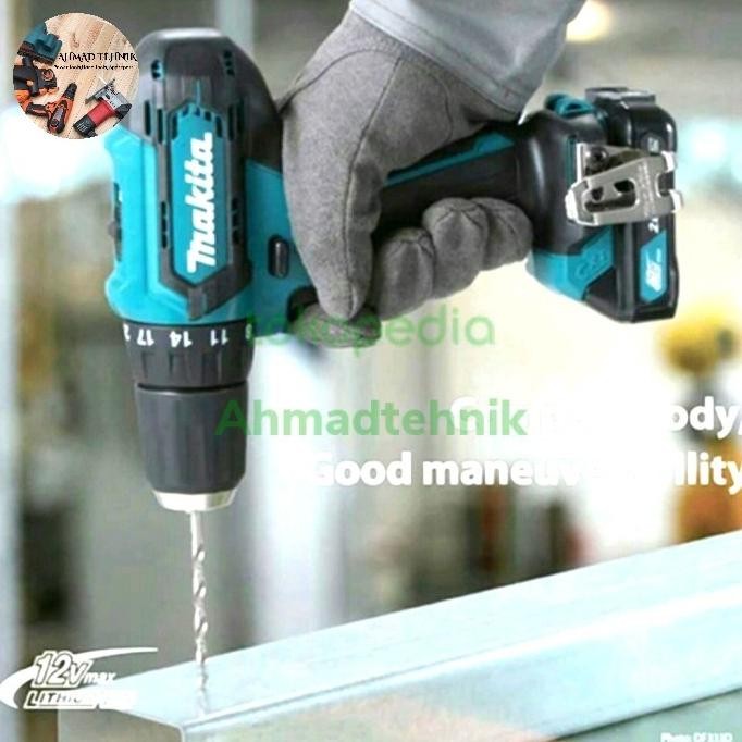 Mesin Bor Batrey Cordless Makita Df333Dwye 12Volt