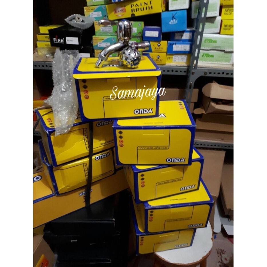 Kran Cabang Onda Ukuran 1/2". Keran Air Untuk Mesin Cuci Dan Shower