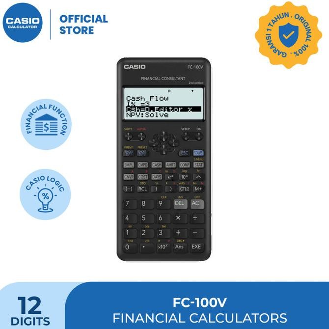 

Casio Financial Calculator FC-100V