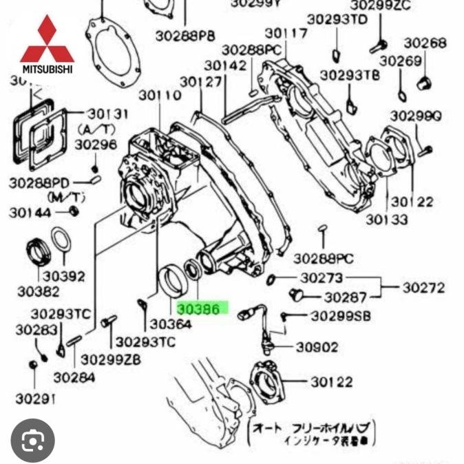 Seal sil transfer case depan asli Original All New Triton GLS Exceed  SALE