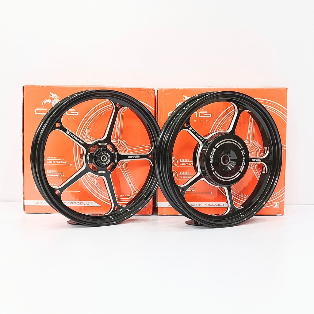 VELG CMG 505 XMODE CNC PALANG 5 RING 14 FOR BEAT / VARIO 110 / SCOOPY , VARIO 125 / VARIO 150 CBS / 