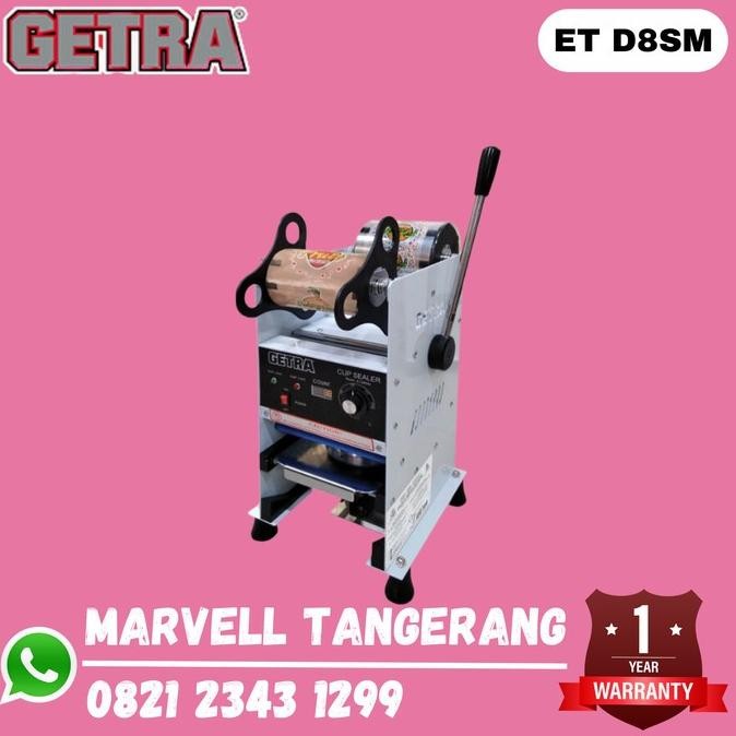 CUP SEALER GETRA ET D8S DIGITAL COUNTER MESIN PRESS GELAS PLASTIK