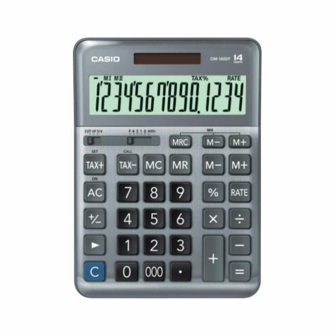 

CASIO DM-1400 DESKTOP KALKULATOR / CALCULATOR KANTOR MEJA DM1400