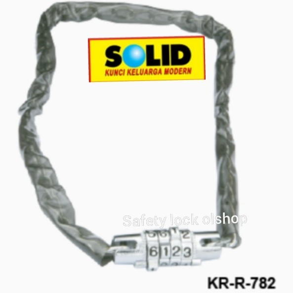 GEMBOK RANTAI SEPEDAMOTOR RUMAH NOMORATOR SOLID