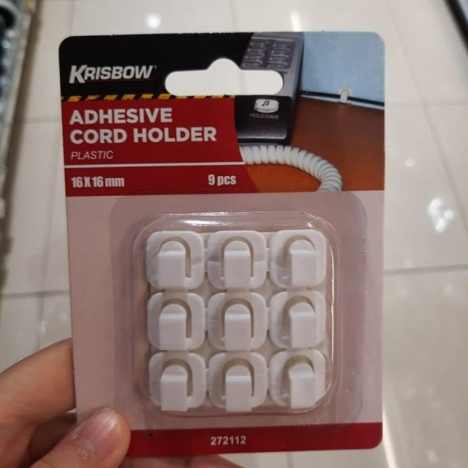 SALE KLEM KABEL TEMPEL DOUBLE TAPE / KLIP KABEL DOBEL TIP CORD HOLDER