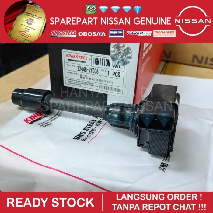 Koil Busi Infiniti Cefiro A33 VQ30 Maxima Ignition Coil OEM NISSAN