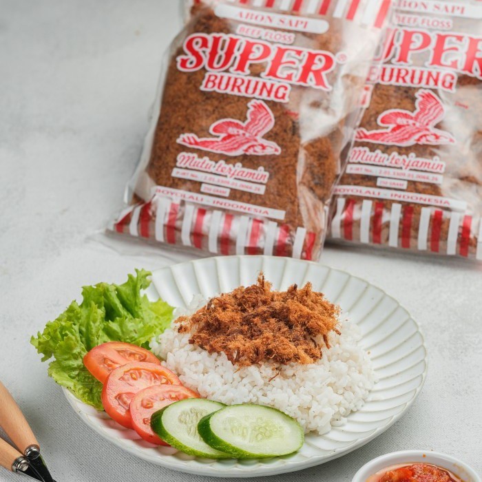 

SALE TERLARIS ABON SAPI SUPER CAP BURUNG ELANG 250 GR TOPLES READYY