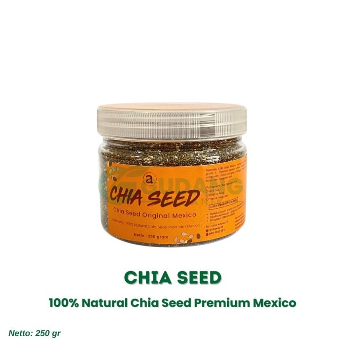 

SALE TERLARIS CHIA SEED ORGANIK MEXICO NON GMO PREMIUM BIJI BLACK CHIASEED CHIA CHEA READYY