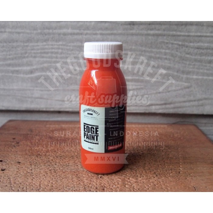 

BRG BARU Cat Pinggiran Kulit 100ml Jingga / Edge Paint Orange