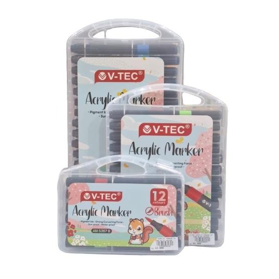 

TERMURAH SPIDOL AKRILIK PEN ACRYLIC MARKER V-TEC AM-5367