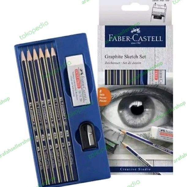 

graphite sket set pencil faber castell