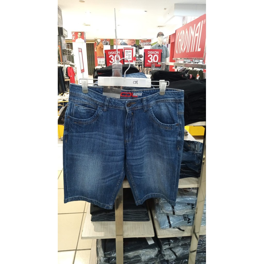 celana cdl slim fit pendek pria