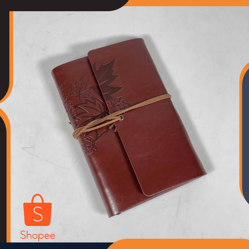 

Grosir Toddi Buku Catatan Harian Binder Kulit Retro Maple Leaf - LD-A1 Elegan