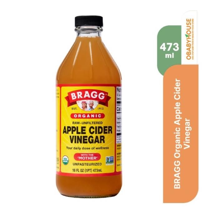 

Bragg Organic Apple Cider Vinegar / Cuka Apel ACV 473 ml