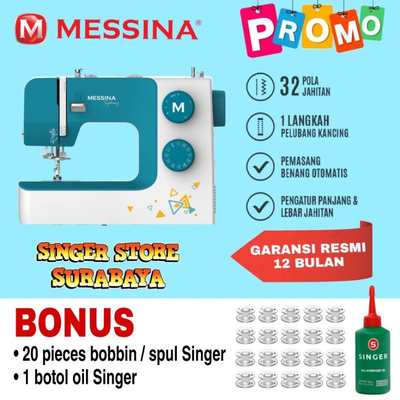Mesin jahit Messina S3572 promo