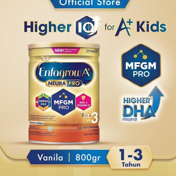 

[Hyperlocal] Enfagrow A+ 3 Susu Formula Vanila 800G Promo
