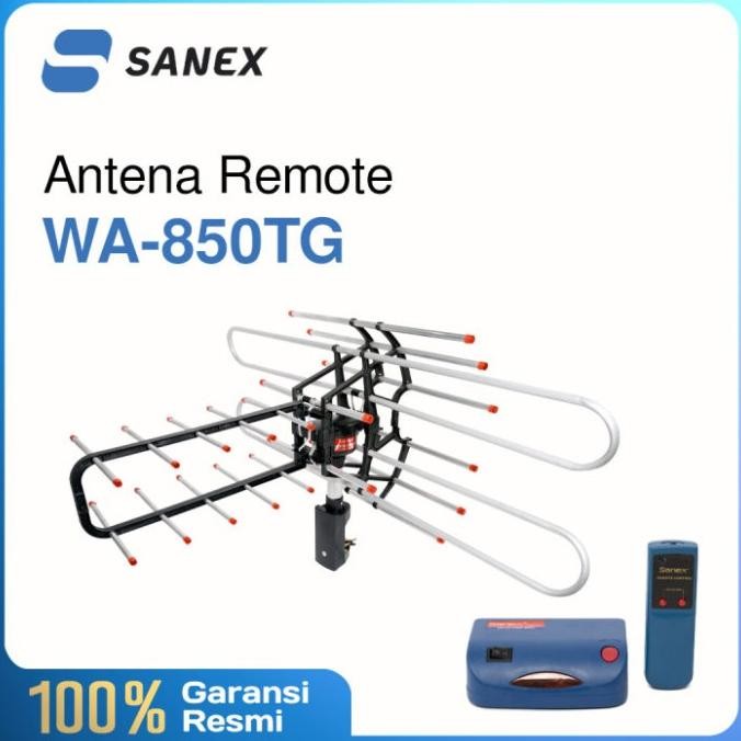 ANTENA TV DIGITAL OUTDOOR SANEX WA-850 TG BISA PUTAR OTOMATIS 360 ANTENA TV DIGITAL REMOTE CONTROL B