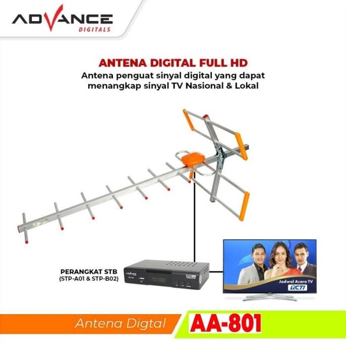 ANTENA TV DIGITAL ADVANCE AA-801 / ANTENA DIGITAL HDTV ADVANCE OUTDOOR BEST SELLER