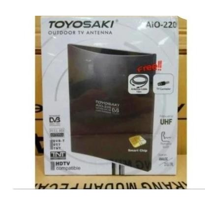 ANTENA TV INDOOR OUTDOOR TOYOSAKI AIO 220 TERBAIK