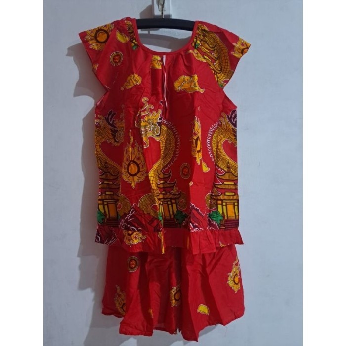 

BAGUS!!! JUMBO LD 126 BAJU TIDUR PIYAMA RAYON IMLEK DRAGON NAGA 2024