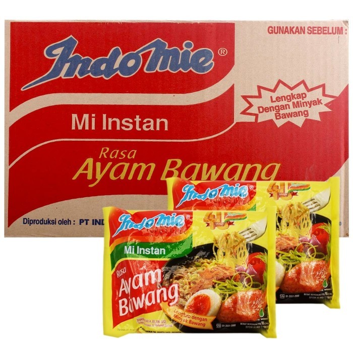 

Indomie Mie Ayam Bawang Instant 1 dus isi 40 Indomi Kuah Instan Rasa