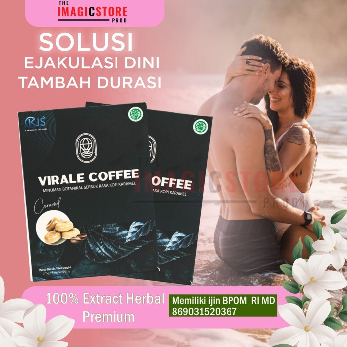 

KOPI VIRALE COFFEE KEBUGARAN STAMINA PRIA RASA CARAMEL ORIGINAL BPOM