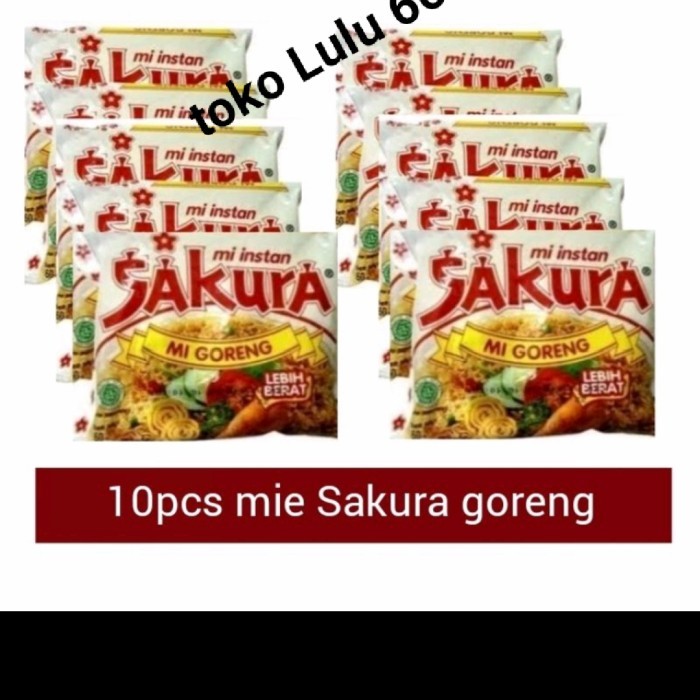 

HOT SALE! mie sakura goreng isi 10 pc