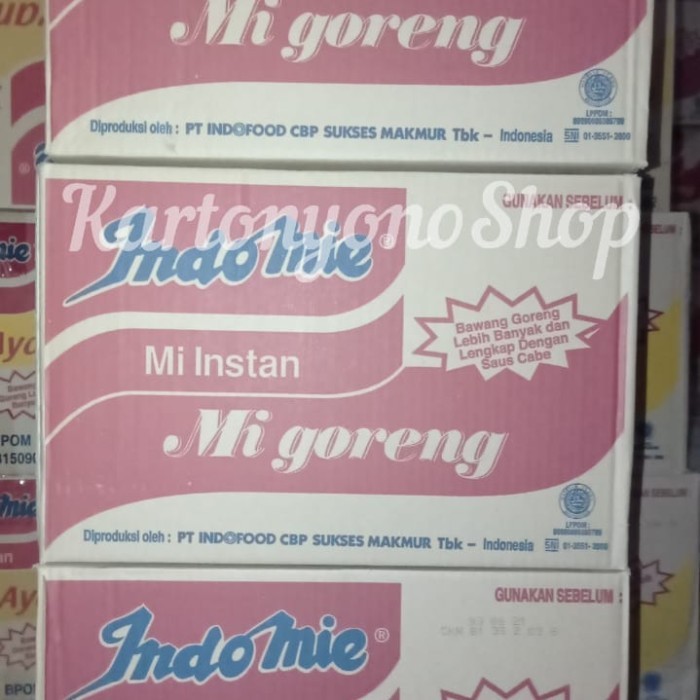 

TERLARIS! Indomie Mie Goreng Per Dus isi 40bks