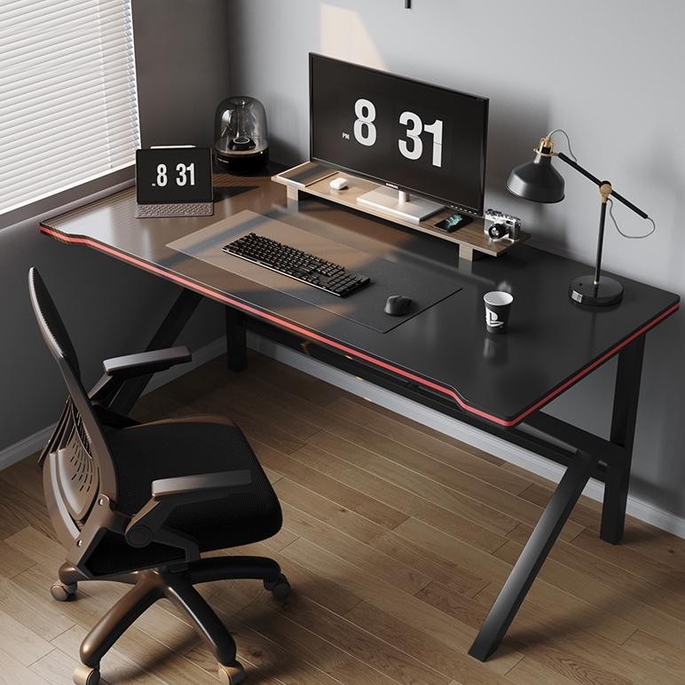 Meja Gaming Meja Komputer Meja belajar Meja PC 140cm Meja komputer laptop Minimalis