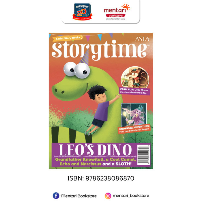 

BISA GOSEND! ASTA Leo's Dino Storytime Series Buku Cerita Inggris