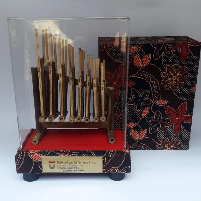 Souvenir Alat Musik Sunda Miniatur Angklung Angklung Bambu