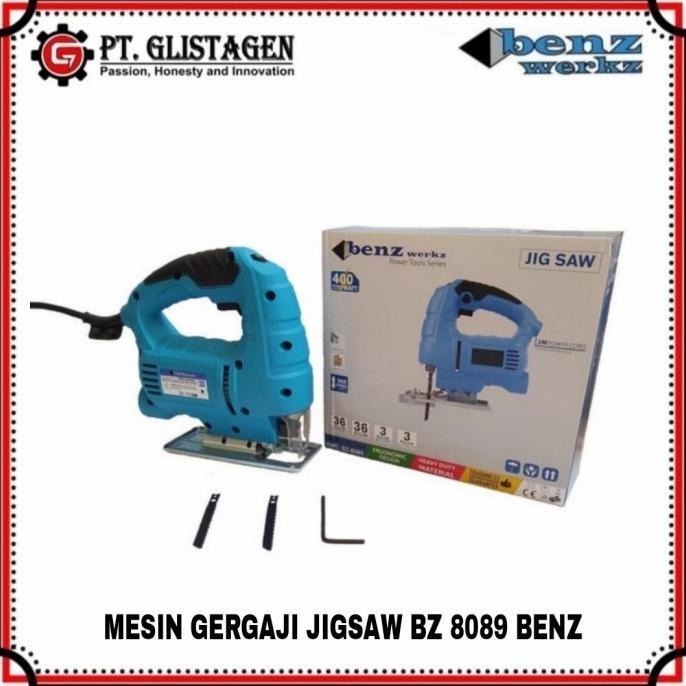 Mesin Jigsaw Gergaji Listrik Potong Kayu Triplek Jig Saw Benz