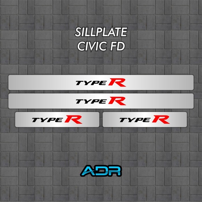 Sillplate Honda Civic FD1 FD2 FD2R Mugen Type R