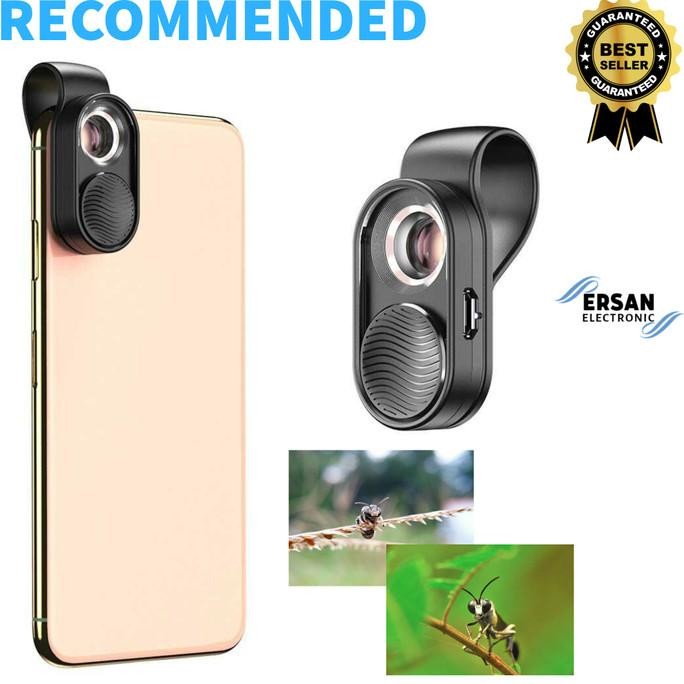 APEXEL LENSA KAMERA SMARTPHONE MICROSCOP 100X ZOOM EXTREME MACRO PHONE
