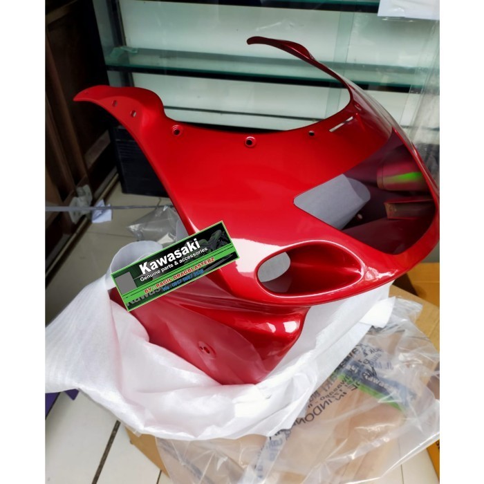 fairing atas ninja rr old merah maron original