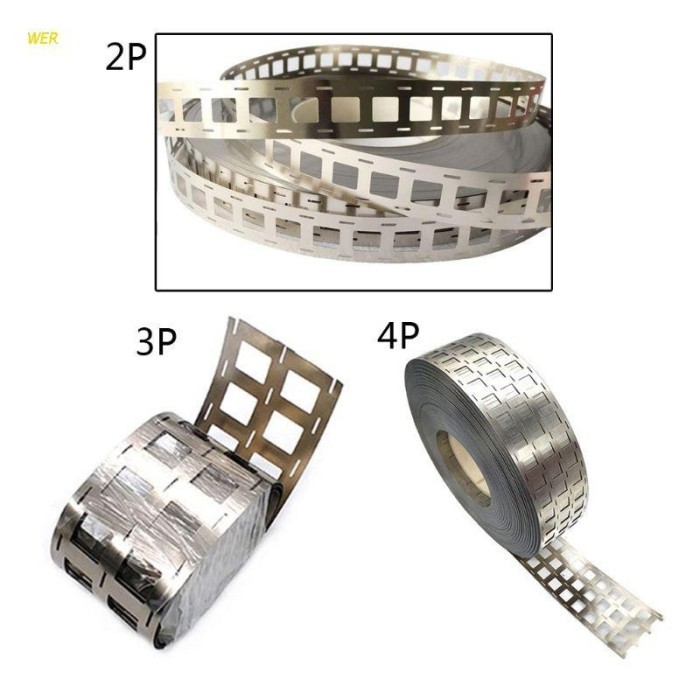 Jual Plat Strip Baja Nikel Murni Pure Nickel 0.15mm 2P 3P 4p Baterai 18650