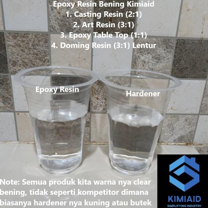 

Promo Doming Resin - 400 Gr - Epoxy Resin Bening - Resin Lycal Bening COD