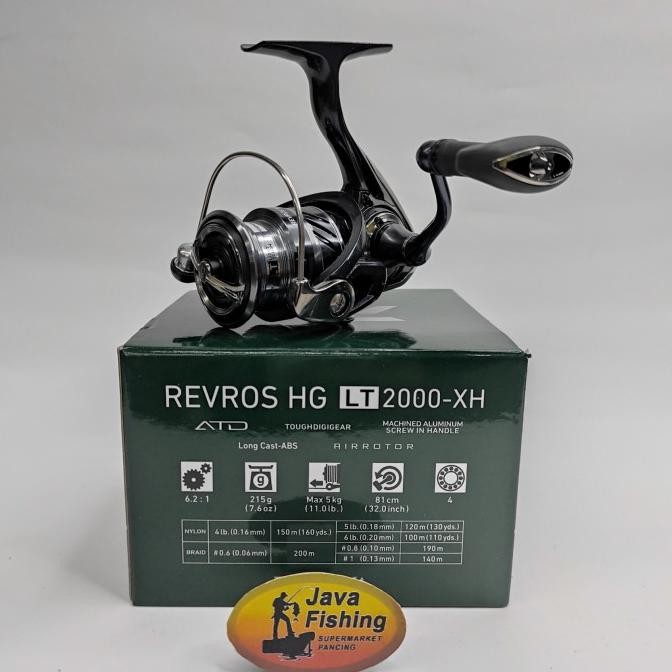 Reel Pancing Daiwa Revros HG 20 LT 1000XH-6000H POWER HANDLE