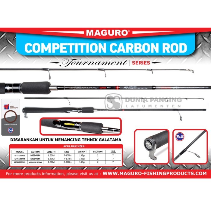 Joran Spinning Maguro Tournament Series Galatama