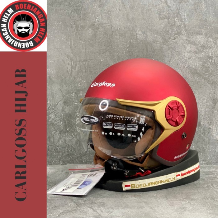 CARGLOSS HELM YR HIJAB RED DOFF YRH YR GHOTIC RETRO CARGLOSS