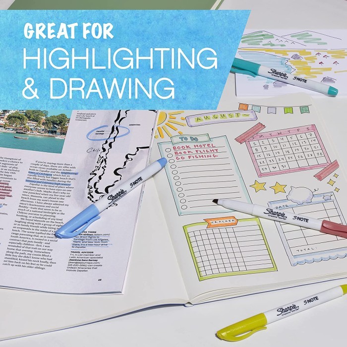 

SALE TERLARIS SHARPIE S-NOTE CREATIVE MARKERS HIGHLIGHTERS 2IN1 SNOTE 4 12 20 36 PCS READYY