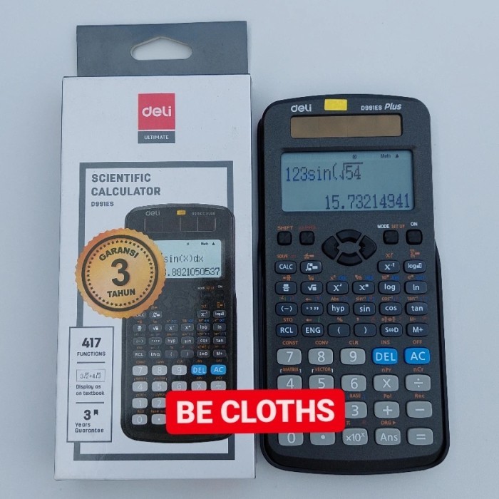 

Deli D991ES PLUS Scientific Kalkulator Sekolah Kuliah FX-991ES PLUS