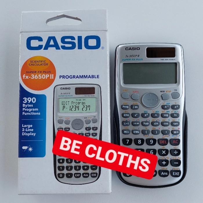 

Casio FX-3650PII Kalkulator Scientific Casio FX 3650P