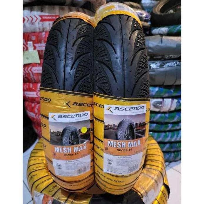 gha-65 ASCENDO Mesh Max 80/80 80/90 90/80 90/90 100/80 Ring 14 Tubeless Ban Motor Ring 14 Ban Motor 
