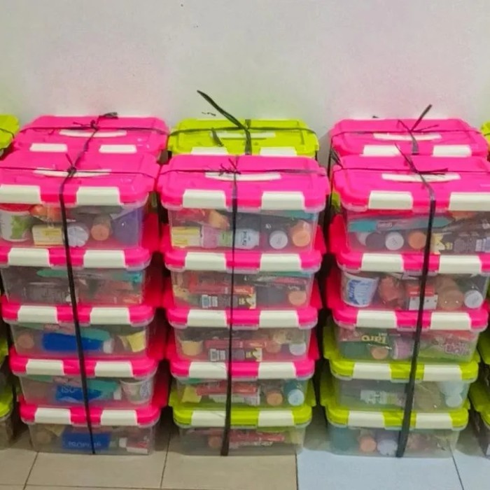 

Souvenir Box Spesial Santunan / Paket Snack Ulang Tahun Container