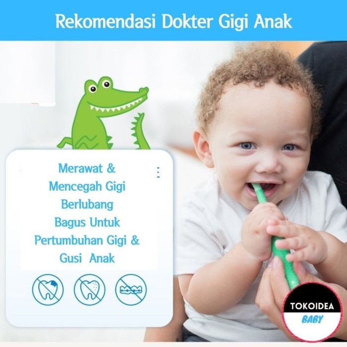 Sikat Gigi Dr Brown Sikat Gigi Bayi 1 Tahun Karakter Binatang Lucu