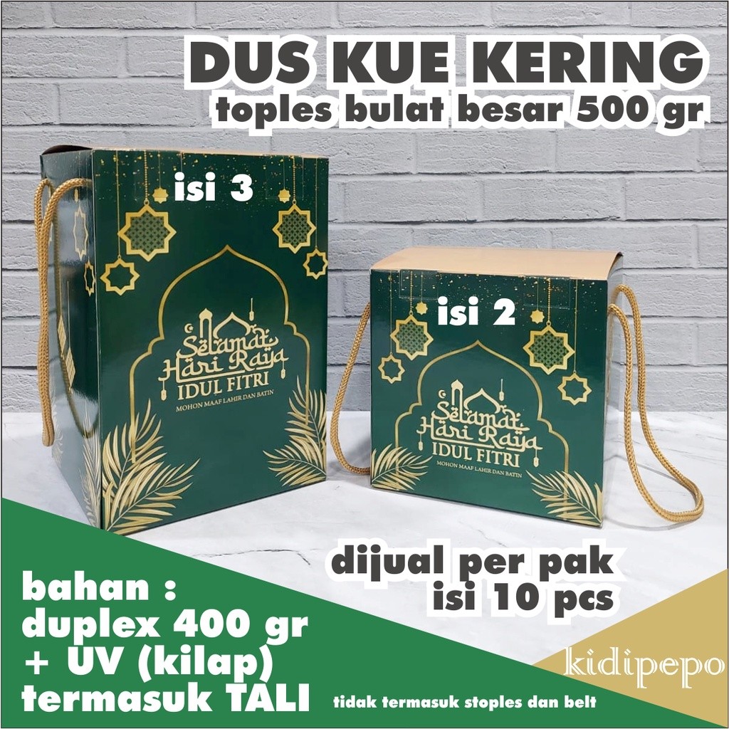 

Dus Jinjing Kue Kering Toples Idul Fitri Lebaran 500 Gr (Isi 10)
